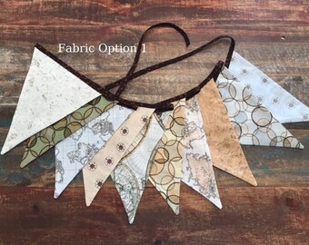 Vintage Map Bunting Flag Banner Garland