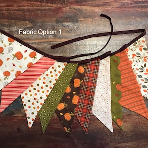 Fall Bunting Pennant Garland Flags