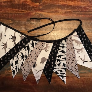 Dinosaur Bunting Flag Garland Pennants