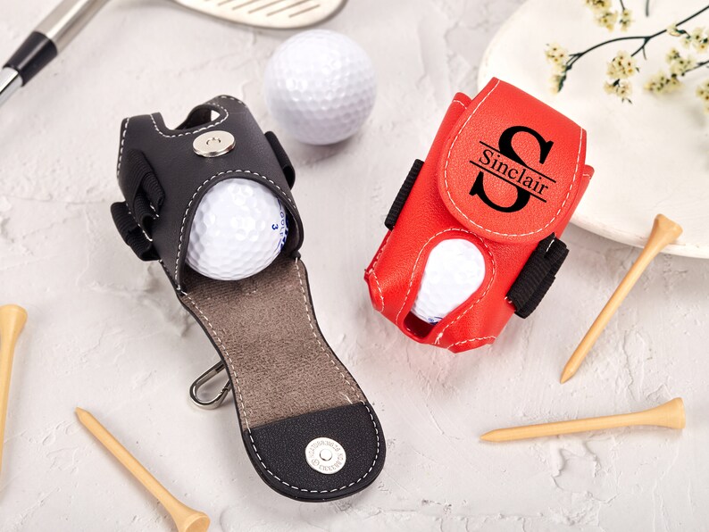 Personalized Golf Ball Bag Personalized Golf Gift for Men Etsy