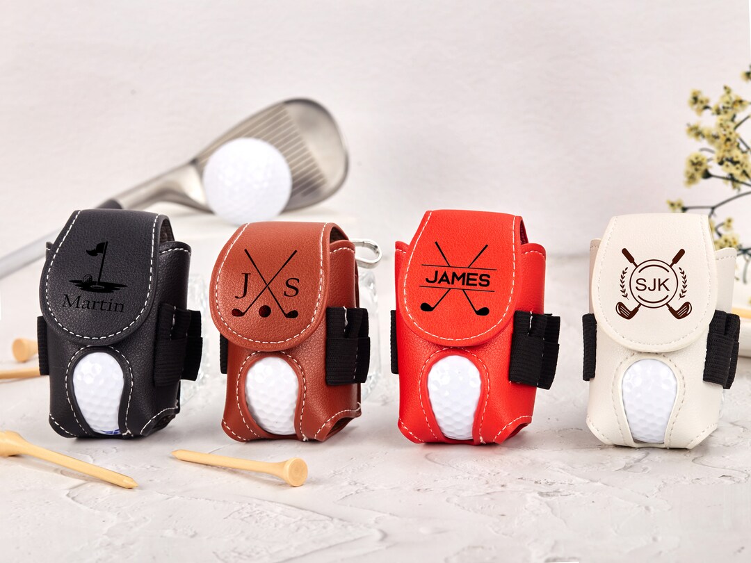 Personalized Golf Ball Bag Personalized Golf Gift for Men Etsy