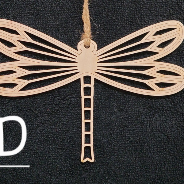 WOODEN DRAGONFLY Ornament, Window Hang | Gift for him and her | Christmas | Made in USA | Self gift | Made in Tennessee | Present |