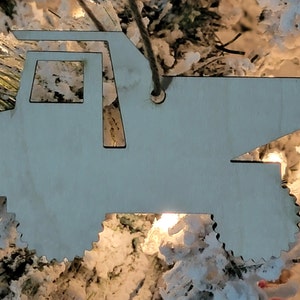 Personalized Construction Equipment Ornaments Backhoe, Roller, compactor, Dump truck, Bobcat, Skidsteer, Skid Steer, Excavator, Crane. gift