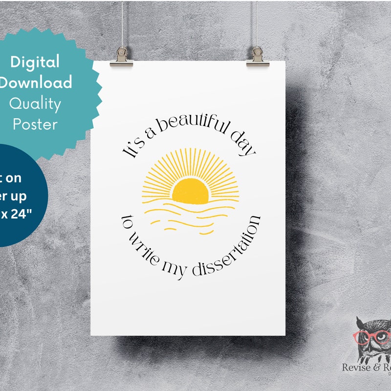 Phd Wall Poster - Etsy
