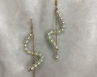 Pearl Drop Dangle Earrings