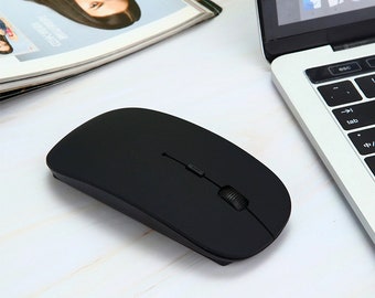 Personalised printed Wireless mouse 2.4 Ghz with any name photo logo text