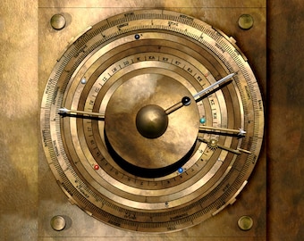 Immagine del meccanismo di Antikythera in qualità HD per la stampa di poster (stampabile)