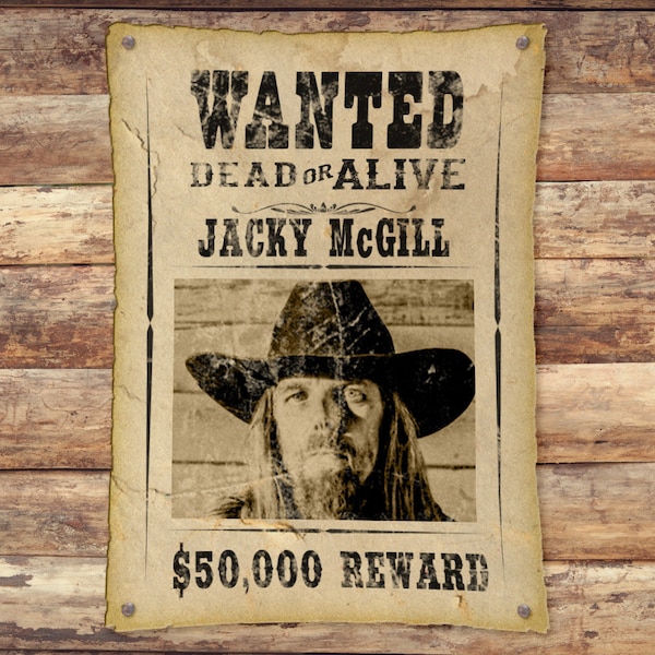 Wanted Poster Mockup (Editable - Printable)