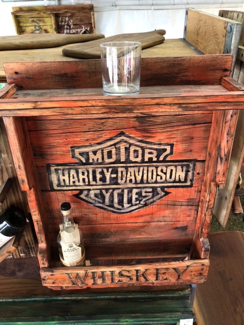 Harley Davidson Whiskey Rack Etsy