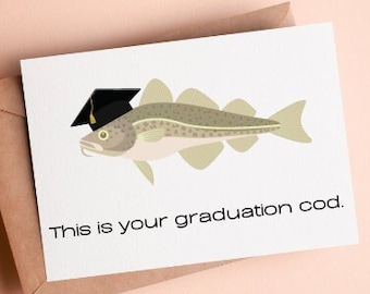 PRINTABLE Graduation Card, Digital Download Grad Card, Funny Graduation Card, High School Graduation Card For Him/For Her 7x5 6x4 PDF
