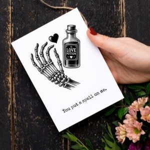 Carte d'anniversaire à imprimer, téléchargement numérique, carte romantique, carte d'anniversaire gothique, carte de Saint Valentin petit ami/mari pour lui
