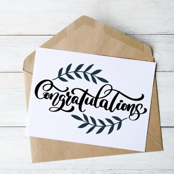 PRINTABLE Congratulations Card, Digital Download Congrats Card, Printable Cards for Friends, Congratulations Greeting Card 7x5 6x4 PDF