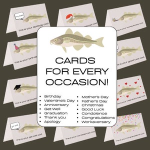 Lot de 14 cartes de voeux imprimables en téléchargement numérique, cartes de voeux amusantes à imprimer pour anniversaire, anniversaire de mariage et bien plus, PDF 7 x 5 6 x 4