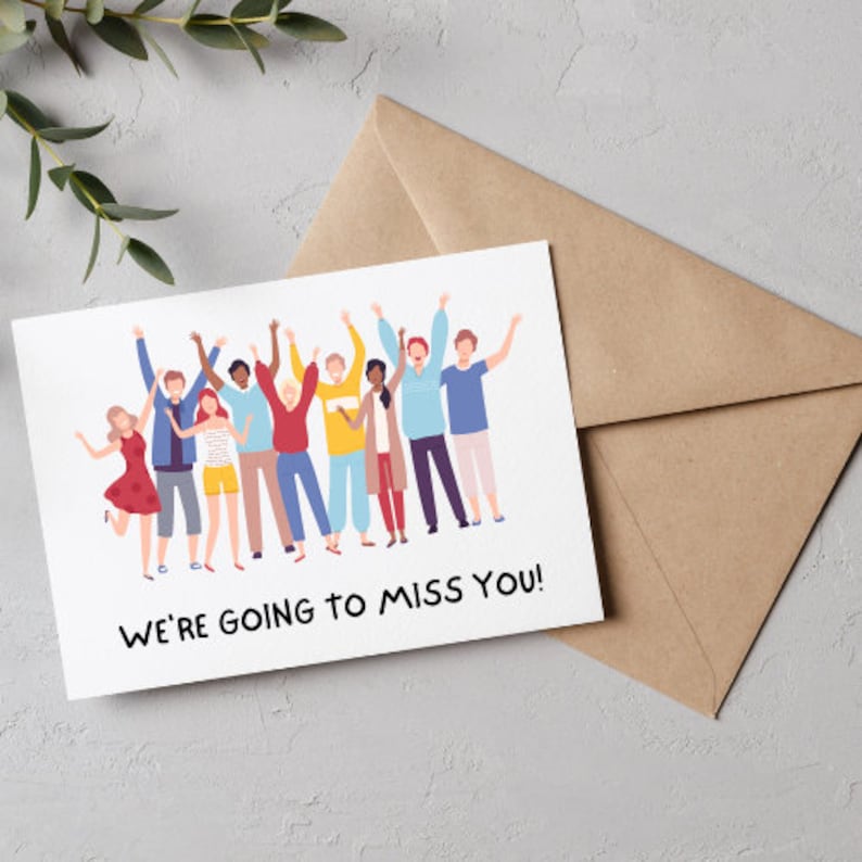 PRINTABLE Farewell Card From Group - Il 794xN.5135192083 N5q6