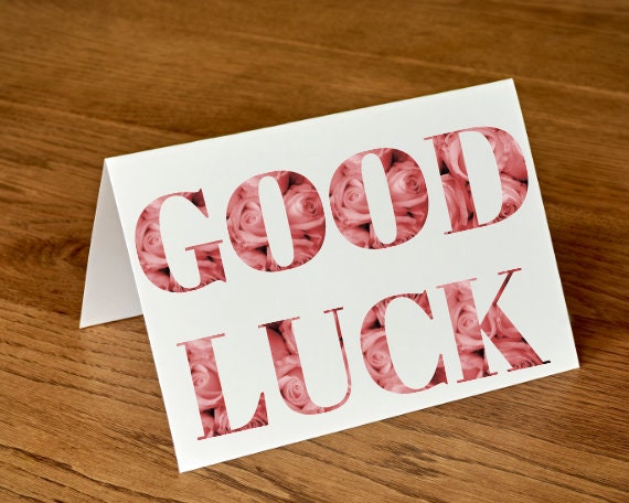 PRINTABLE Good Luck Card Digital - Il Fullxfull.4767212693 Lx41
