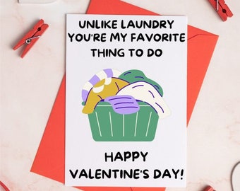 PRINTABLE Valentine's Day Card, Digital Download Valentine's Day Card, Naughty Cute Valentines Card For Him, For Husband, For Boyfriend, PDF