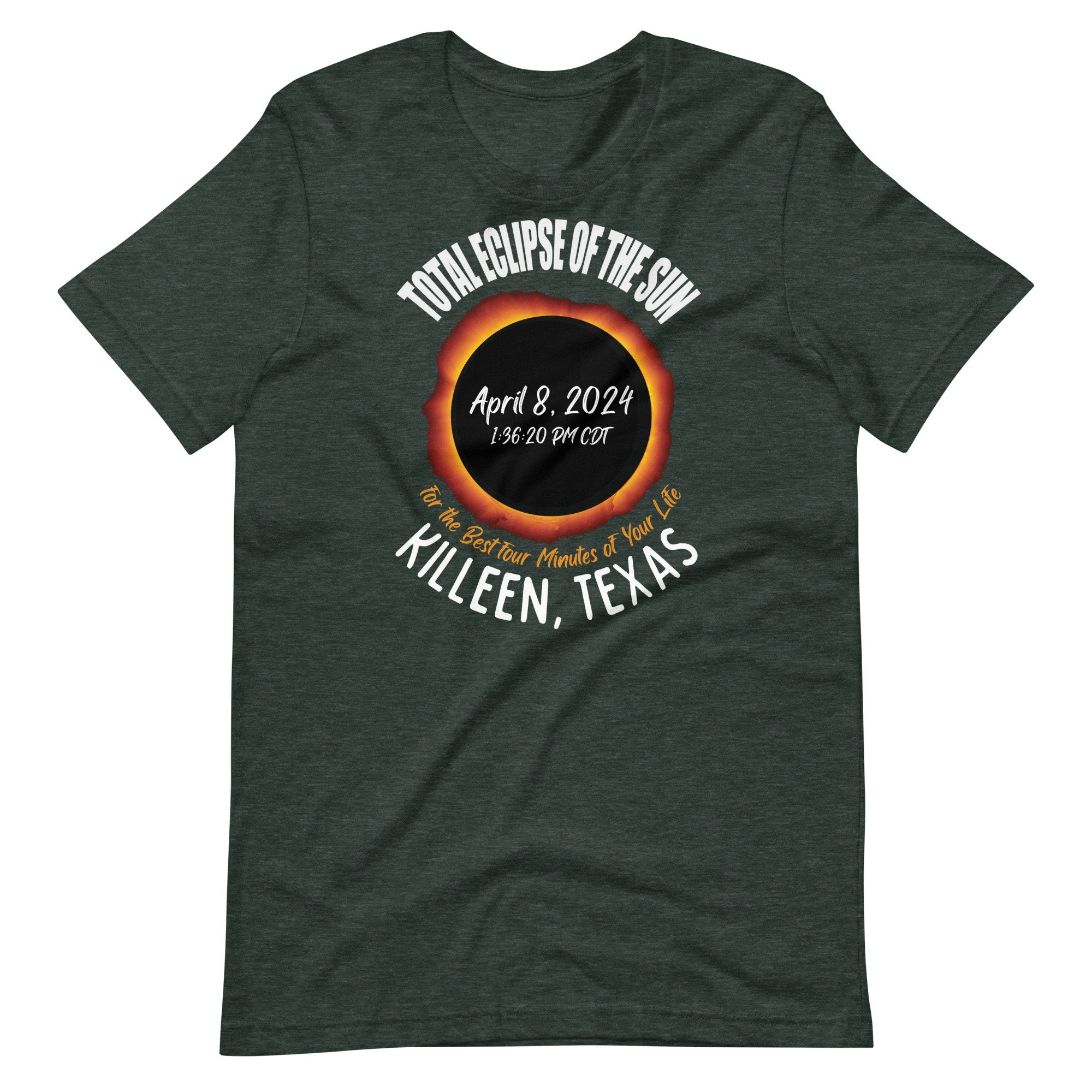 Killeen, TEXAS Eclipse Shirt for the Great North American Total Eclipse