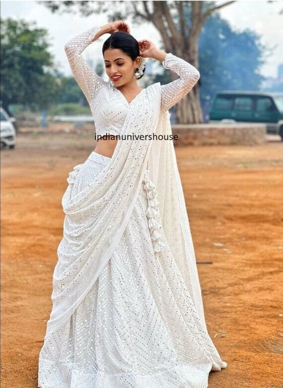White hotsell embroidered blouse