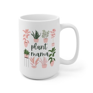 Tazza mamma pianta, regalo mamma pianta, tazza amante delle piante, regalo per gli amanti delle piante