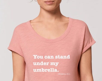 Rihanna Women's Premium T-Shirt - Umbrella - You can stand under my umbrella