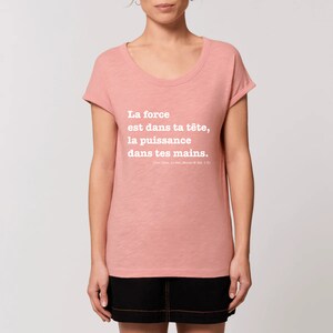 Fonky Family premium women's t-shirt Without remission The strength is in your head, the power is in your hands image 4