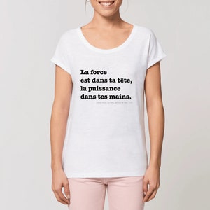 Fonky Family premium women's t-shirt Without remission The strength is in your head, the power is in your hands image 3