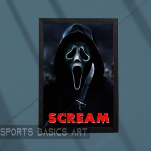 Ghost Face Scream Scary Movie Poster Print by Chris Oz Fulton -   Portugal