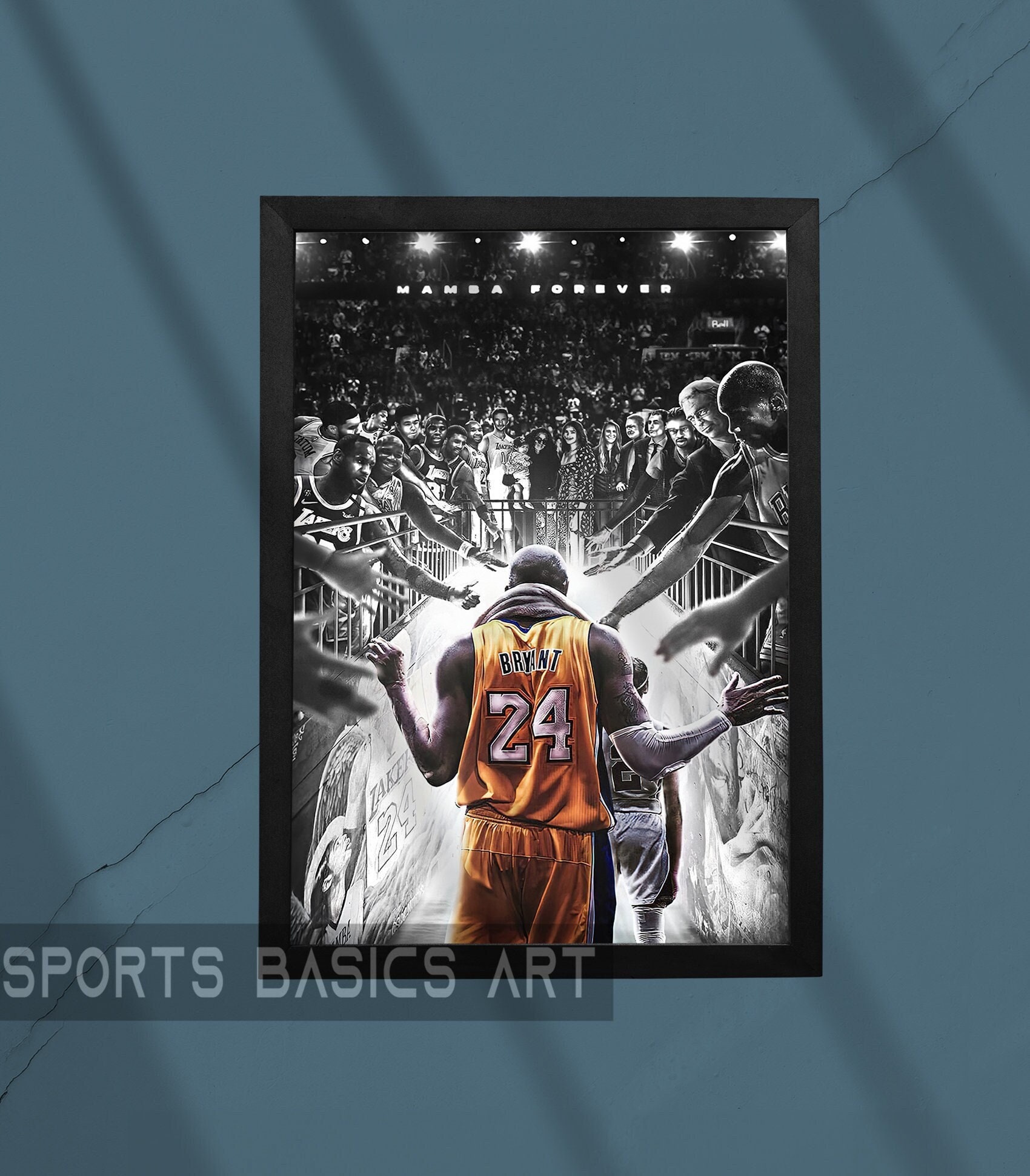 Kobe Bryant Posters Kobe Bryant Poster Gift for Him Kobe Etsy