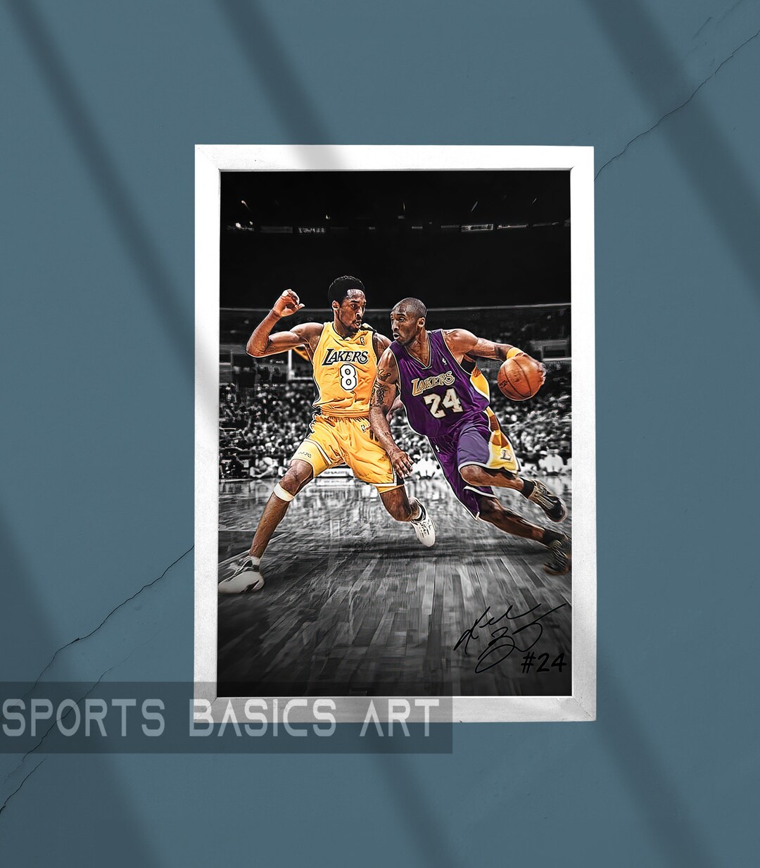 Kobe Bryant Posters Kobe Bryant Poster Gift for Him Kobe Etsy