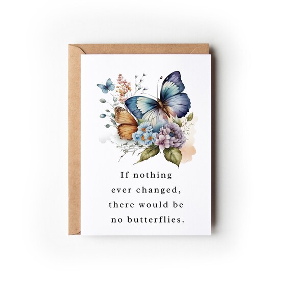 Butterfly Wishes Support Card Butterfly Wishes Support Card