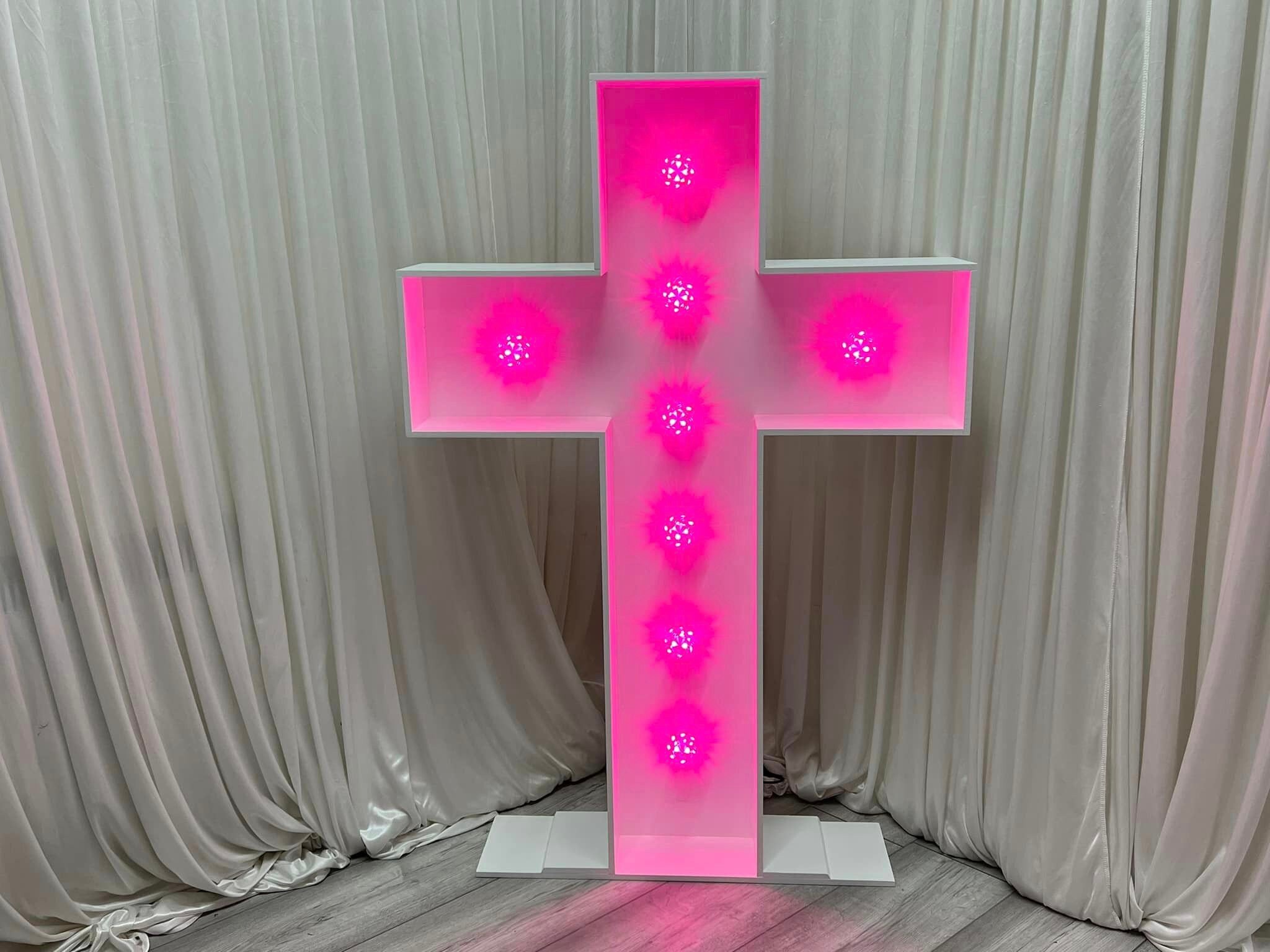 4ft Big, Large, Giant LED Light up RGB Colour Changing Communion ...
