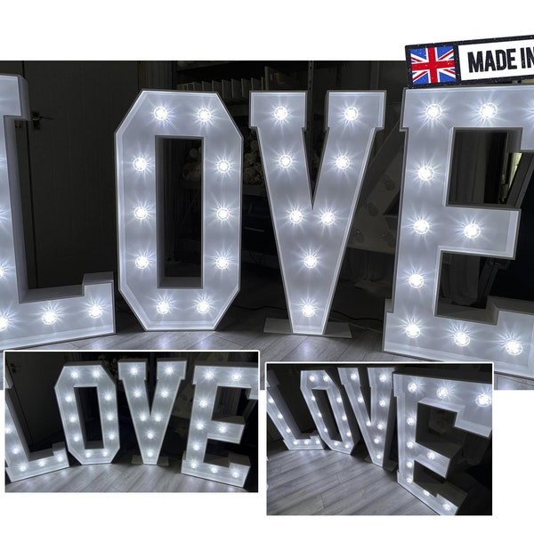 Large Light up Letters Etsy UK