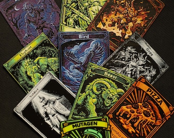 Paquete de fichas proxy de MTG en formato STL, accesorio para Commander imprimible en 3D (descarga digital).