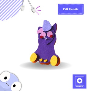 Educational DIY STEAM Toys | Felt Circuit | Science Project | Amazing Light Characters | Design Your Felt Toy | Maker Project for Kids