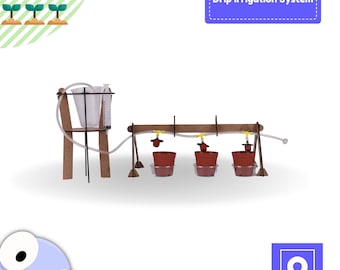 Educational DIY STEAM Toys | Wooden Agriculture Kits | Drip Irrigation | Hydraulic System | Germination Your Plant | Maker Project for kids