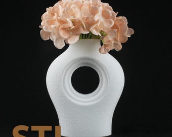 Orbit - Vase STL File: 3D Print Home Decor (Digital Download)