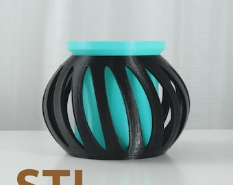 Giselle - Maceta (archivo STL): Decoración moderna para el hogar con impresión 3D (descarga digital)