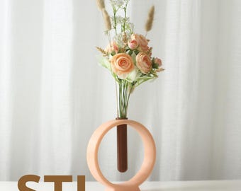 Eclipse - Vase STL File: Modern 3D Print Home Decor (Digital Download)