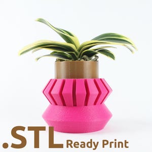Kova Planter STL 3D Print File, Home Decor Planter for Plants, Flowers, and Orchid, Digital Download for 3D Printing