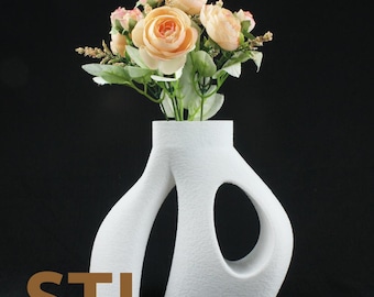 Root - Modern Vase STL File: 3D Print Home Decor (Digital Download)