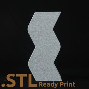 The Kris Vase STL 3D Print File, Home Decor Vase for Plants and Flowers, Digital Download for 3D Printing