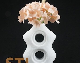 Loop - 3D Printed Vase STL File: Modern Home Decor (Digital Download)