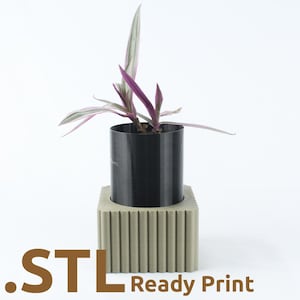 The Floris Planter STL 3D Print File, Home Decor Planter for Plants, Flowers, and Orchid, Digital Download for 3D Printing