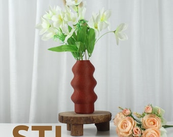 Tranquility Vase STL - 3D Print File for Modern Home Decor (Digital Download)