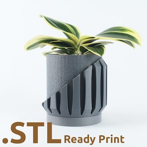 Mythra Planter STL 3D Print File, Home Decor Planter for Plants, Flowers, and Orchid, Digital Download for 3D Printing