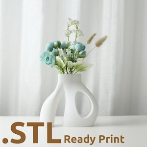 The Root Vase STL 3D Print File, Home Decor Vase for Plants and Flowers, Digital Download for 3D Printing