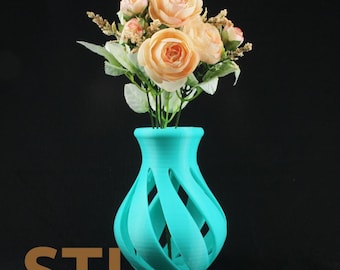 Mia - Modern Vase STL File: 3D Print Home Decor (Digital Download)