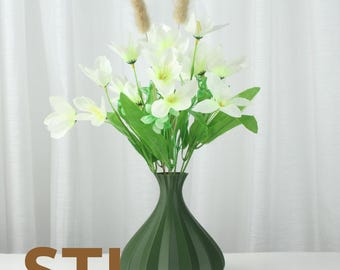 Mirae Modern Vase STL File: 3D Print Home Decor (Digital Download)
