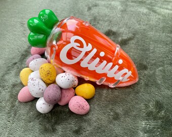 Personalised Easter Carrot | Refillable Treat Container