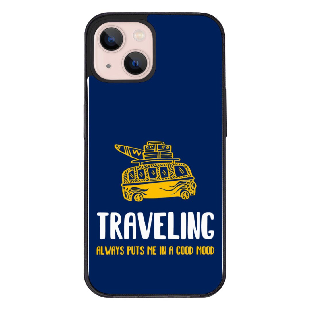 Travel Themed iPhone 13 Mini Case Art Phone Case for iPhone 13 Mini